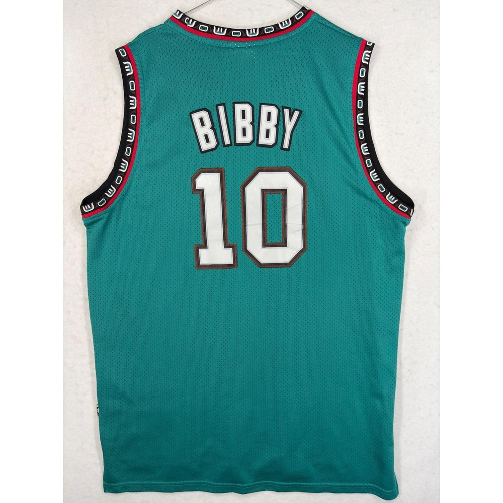 Adidas Vancouver Grizzlies Mike Bibby 10 Hardwood Classics Jersey Teal XL